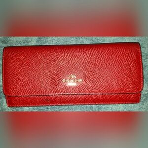Coach Red Women's Wallet